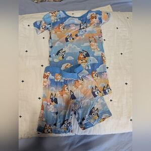 Little Sleepies - 4T - Bluey